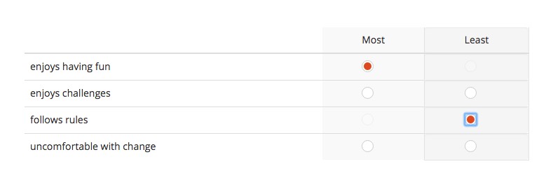 Randomize Answers in Array by Column - LimeSurvey forums