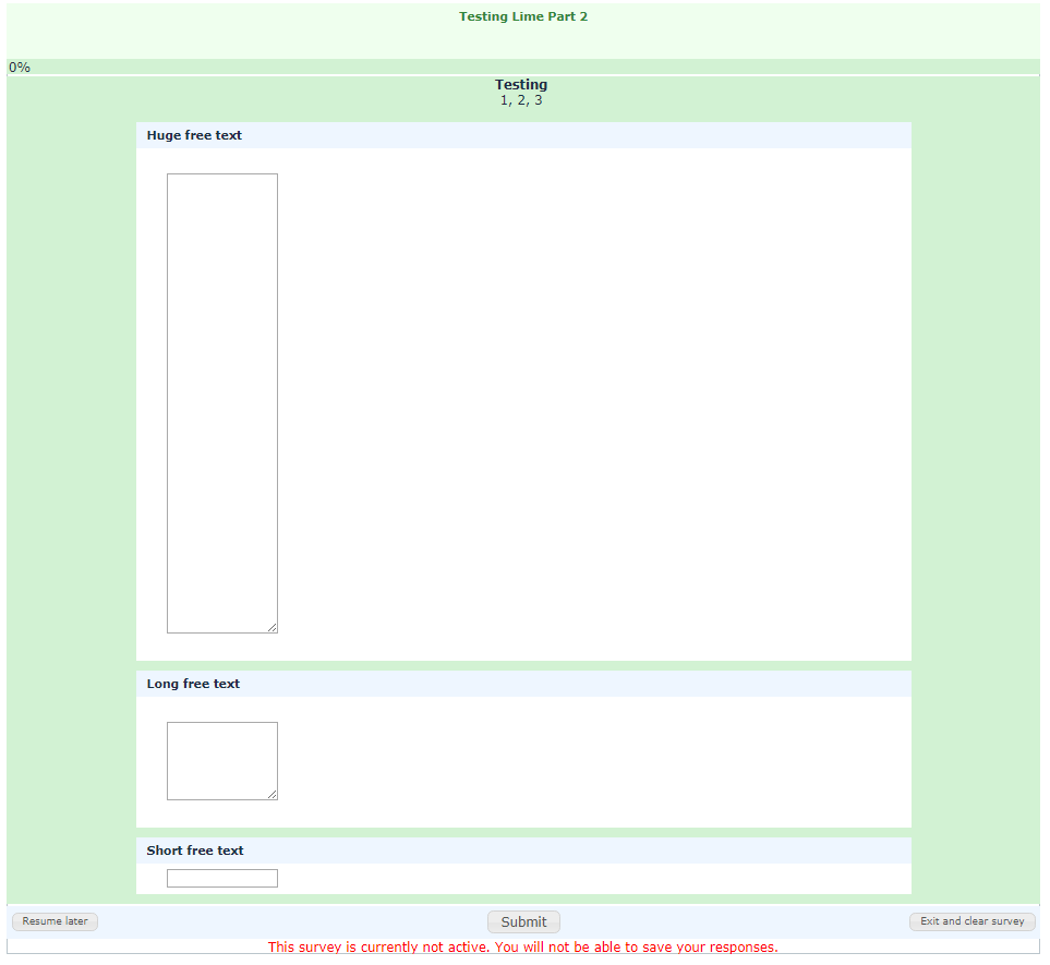 Changing the size of the text boxes - LimeSurvey forums