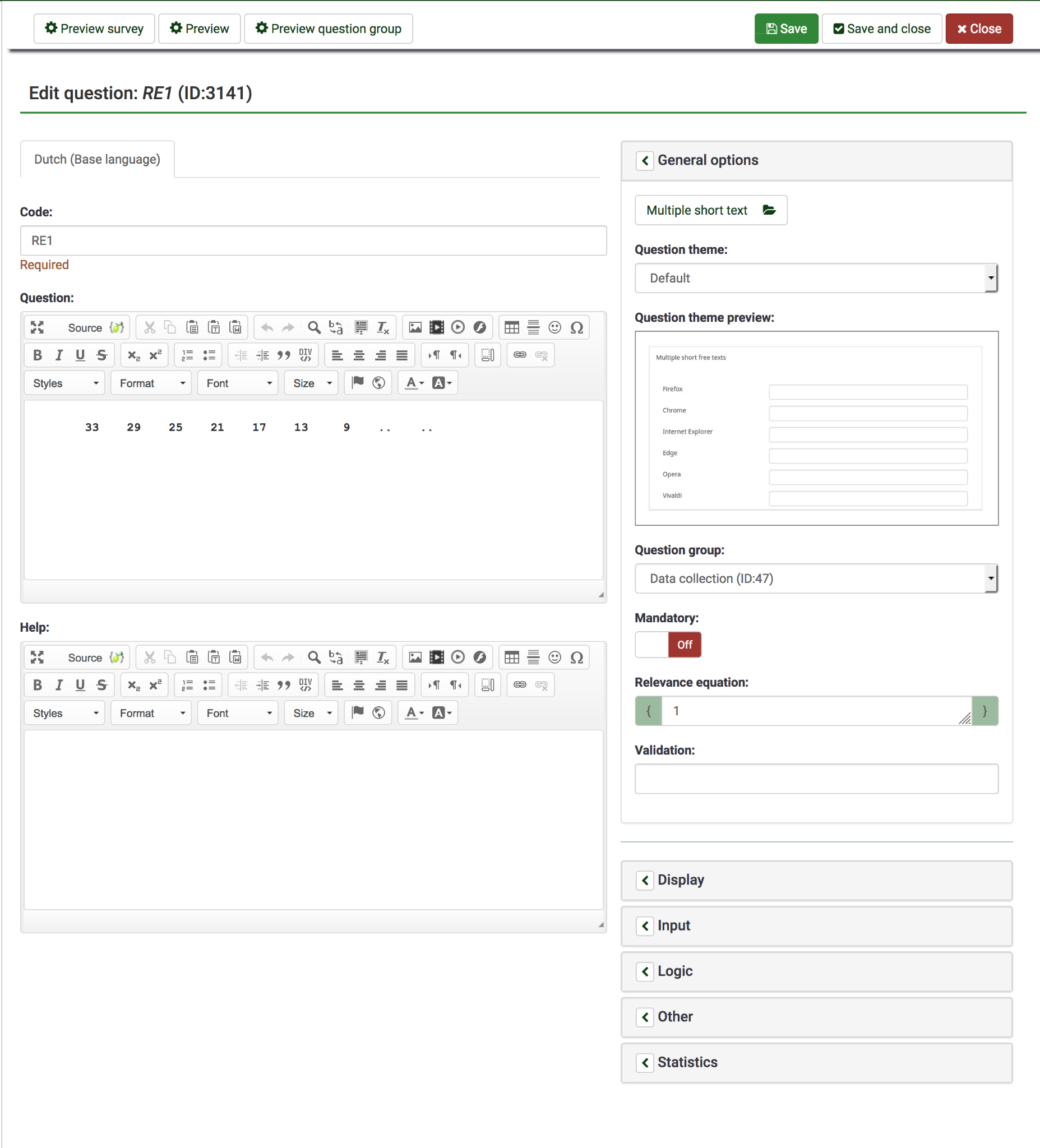 question timer settings gone? - LimeSurvey forums
