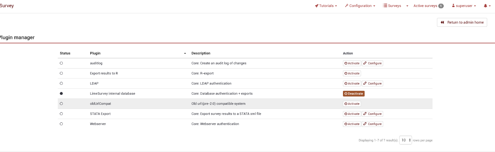 Can't seem to install a plugin - LimeSurvey forums