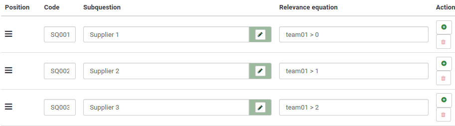 Array by column - LimeSurvey forums
