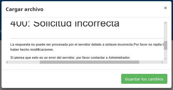 Error 400 appears randomly when i upload a file - LimeSurvey forums
