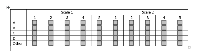 dual array scale with "other" - LimeSurvey forums