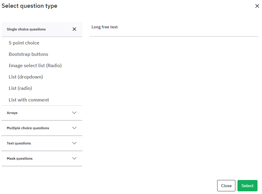 Can no longer change question type - LimeSurvey forums