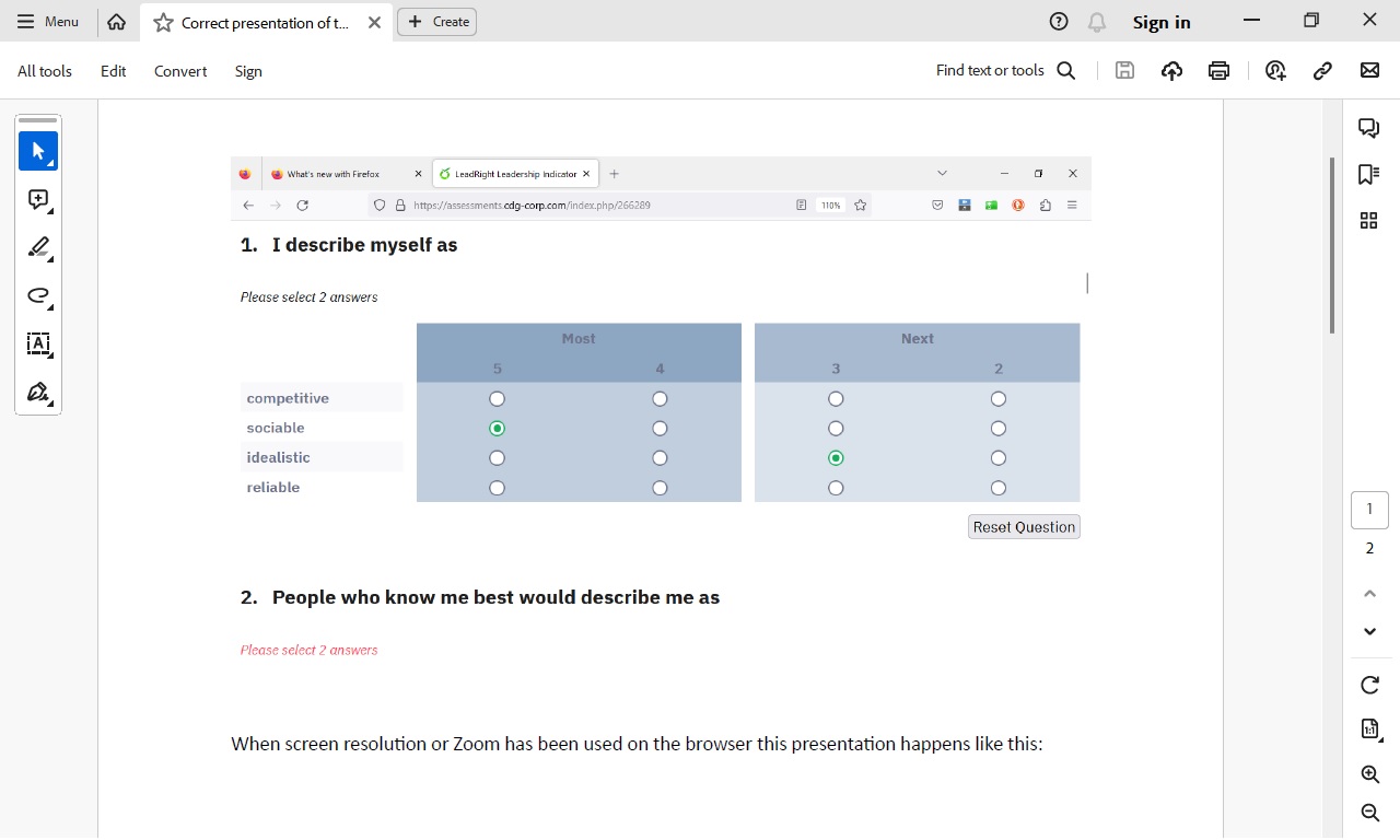Array boxes resize to alter presentation of question - LimeSurvey forums