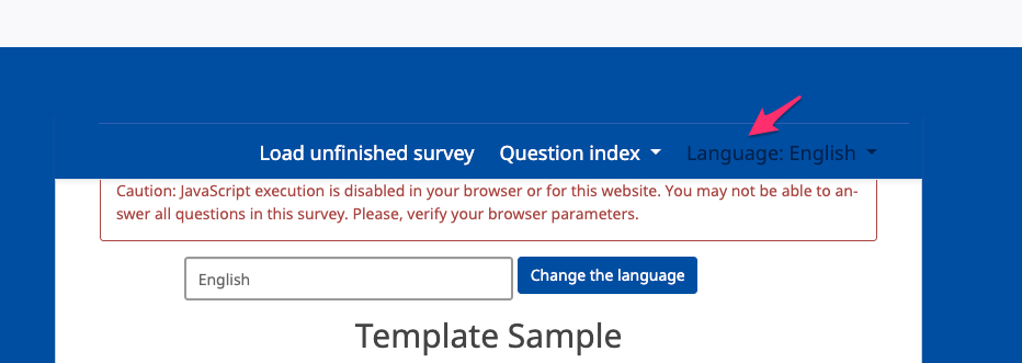 How to change the text color of the Language Picker - LimeSurvey forums