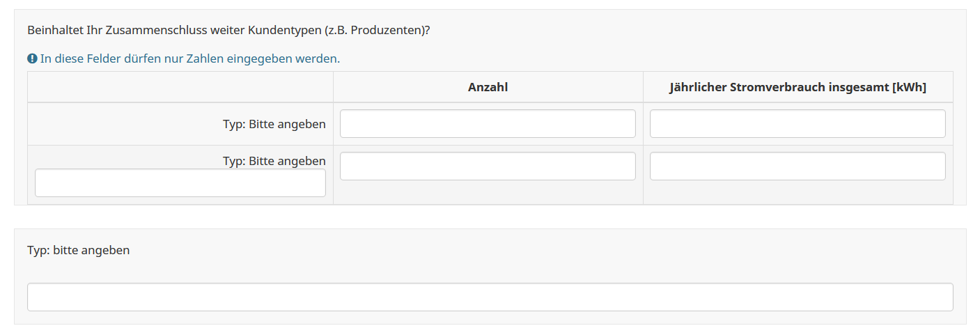 Adding multiple numerical input questions to an array - LimeSurvey forums