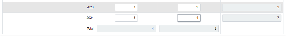 Sum calculation rows / columns for arrays(text) - LimeSurvey forums