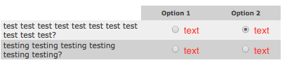 Add text to array buttons - LimeSurvey forums